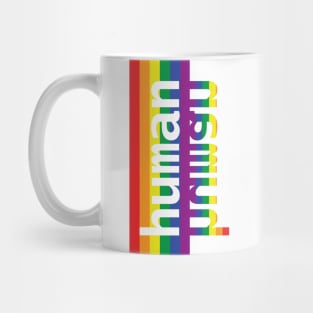 Pride Human Typography Mug